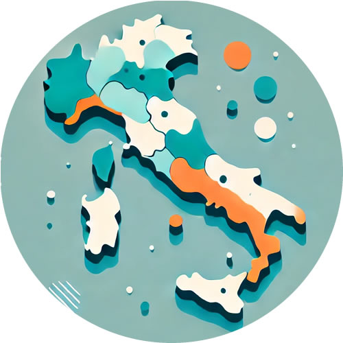 Immagine dell'Italia geografica